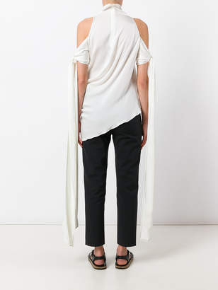 Ellery draped asymmetric blouse