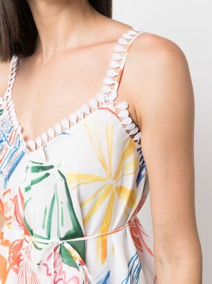 Charo Ruiz Ibiza Abstract-Print Flared Dress
