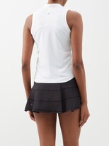 Thumbnail for your product : Lululemon Zip-up Piqué-jersey Tank Top - White