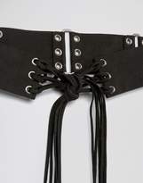 Thumbnail for your product : Johnny Loves Rosie Johnny Love Rosie Suede Tassel Tie Up Belt