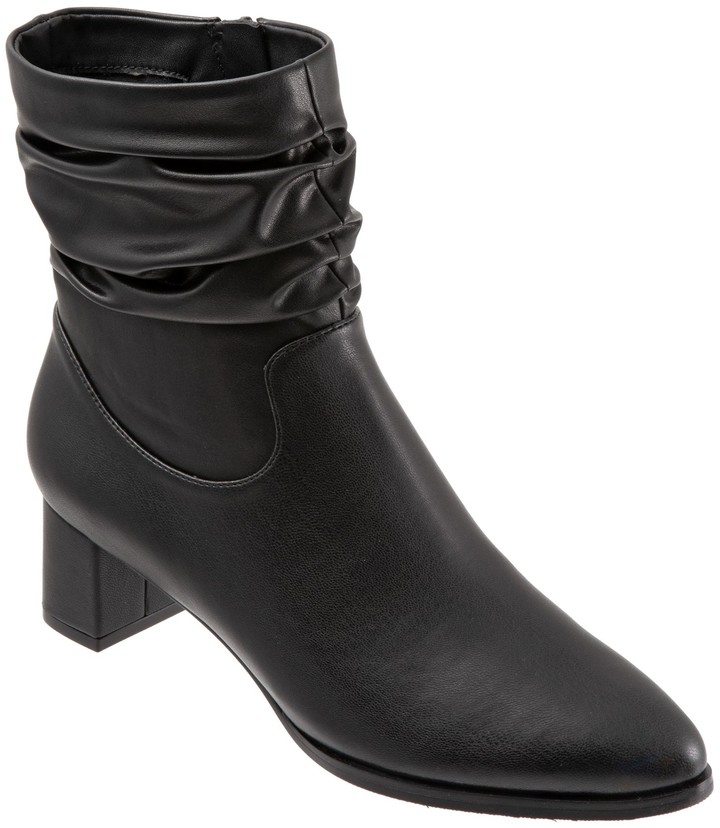 short black slouch boots