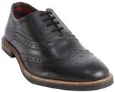 Thumbnail for your product : Ben Sherman black leather wingtip 'Brent' oxfords