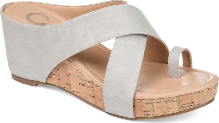 Journee Collection Women's Rayna Wedge Sandal