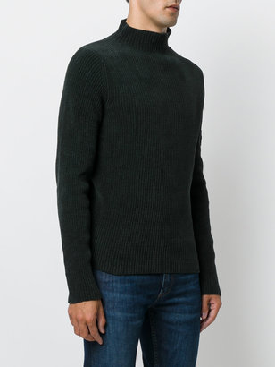 Stone Island fitted roll neck sweater