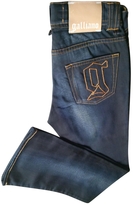 Thumbnail for your product : Galliano Blue Cotton Jeans