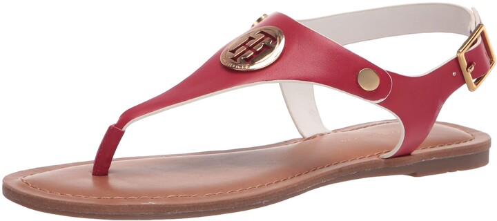 Tommy Hilfiger Red Sandals Top Sellers, SAVE 38% - mpgc.net