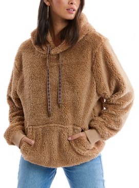 fuzzy sherpa pullover