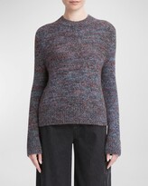 Thumbnail for your product : Vince Multicolor Marled Wool Crewneck Sweater
