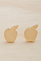 Thumbnail for your product : Forever 21 FOREVER 21+ Half United Apple Studs