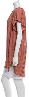 Adam Lippes Pleated Off-The-Shoulder Tunic w/ Tags