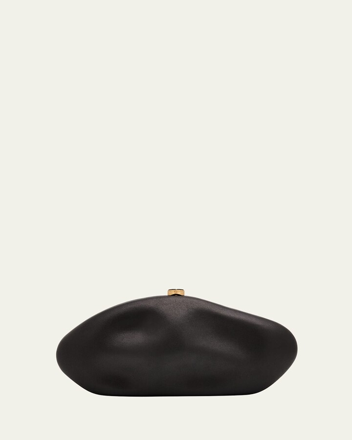Cult Gaia The Caldera Leather Clutch Bag