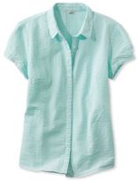 Thumbnail for your product : L.L. Bean Essential Seersucker Shirt, Button-Front Short-Sleeve Stripe