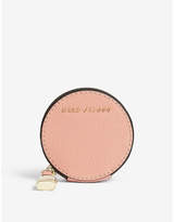 Marc Jacobs Round grained leather coin purse