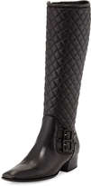 Thumbnail for your product : Sesto Meucci Delice Quilted Knee Boot, Black