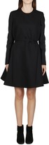 Thumbnail for your product : Valentino Black Virgin Wool Blend Dress