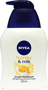Nivea 250 ml Honey and Milk Cream Hand Wash - Pack of 3