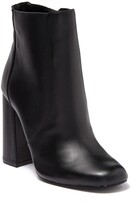 Thumbnail for your product : Steve Madden Trix Leather Block Heel Bootie
