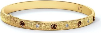 De Beers Jewellers 18kt yellow gold Talisman diamond bangle bracelet