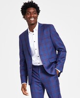 Thumbnail for your product : INC International Concepts Men's Sean Slim Fit Plaid Blazer, Created for Macy's