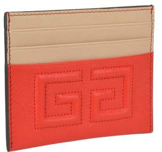 Givenchy 2g Bicolor Leather Cards Holder