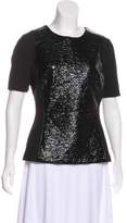 Thumbnail for your product : Elizabeth and James Short Sleeve Textured Top