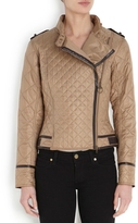 Thumbnail for your product : Temperley London Barbour Gold Label By Petunia tan quilted jacket