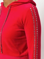 Thumbnail for your product : Juicy Couture Swarovski embellished velour hoodie