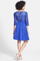 Thumbnail for your product : Eliza J Lace & Faille Dress