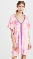 Thumbnail for your product : Pitusa Tie Dye Mini Abaya Dress