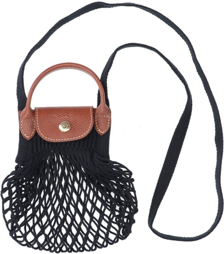 Longchamp Le Pliage Filet Strapped Mini Shoulder Bag