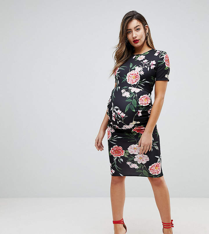 crew neck bodycon dress