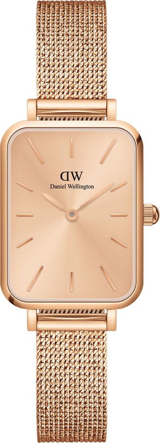 Daniel Wellington Quadro Unitone Mesh Strap Watch 20mm x 26mm
