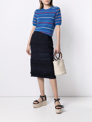 Coohem Mid-Length Tweed Skirt