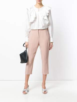 No.21 tapered crop trousers