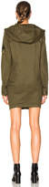 Thumbnail for your product : Saint Laurent Hooded Parka Mini Dress