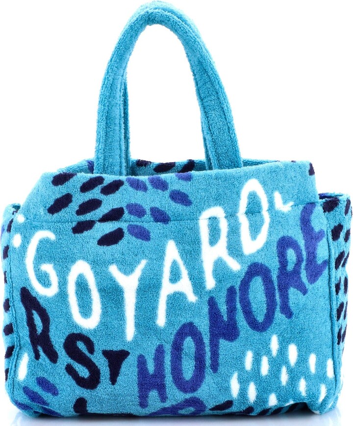 Pre-Owned Goyard Eponge Bag Printed Terry Cloth PM