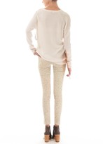 Thumbnail for your product : Mother Dead on the Dance Floor Vamp Skinny Ankle Slit Jean