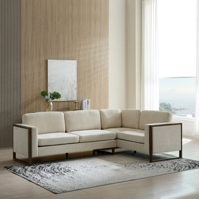 Orren Ellis L Shaped Sectional Sofa