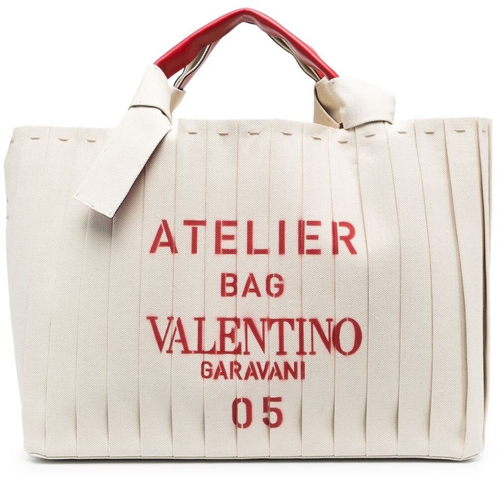 Valentino Garavani Small VSLING grained-texture Tote Bag - Farfetch