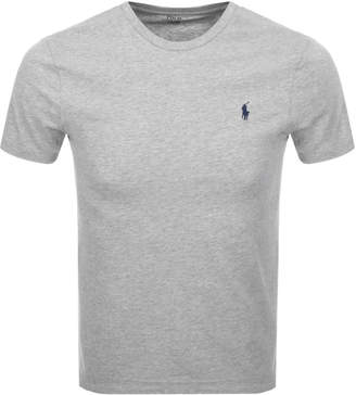 Ralph Lauren Crew Neck Custom Fit T Shirt Grey