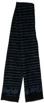 Thumbnail for your product : Sonia Rykiel Striped Logo Scarf