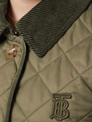 Burberry Monogram Motif Diamond Quilted Jacket