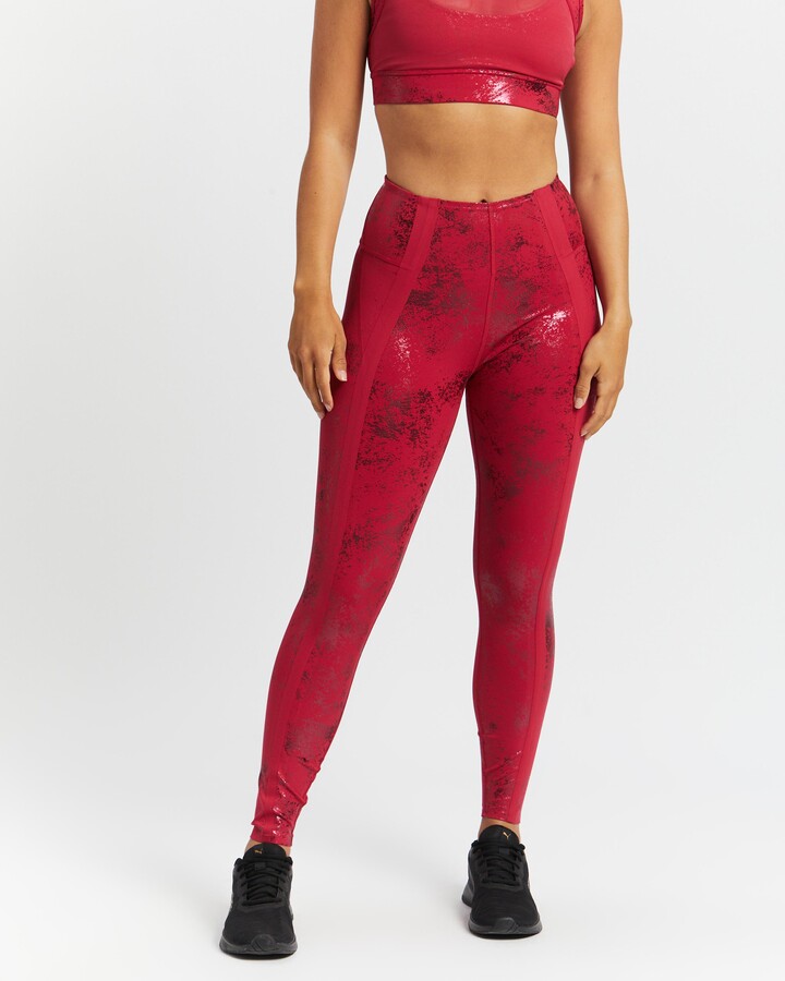 Puma Women's Red Tights - ellaVATE EVERSCULPT High Waist Full Tights -  ShopStyle Activewear Trousers