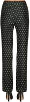 Thumbnail for your product : ALEXACHUNG Alexa Chung Flared Floral Jacquard Tailored Pants