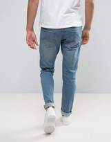Thumbnail for your product : Armani Jeans Slim Fit Jeans Light Wash