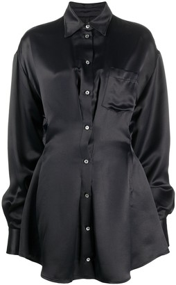 Unravel Project Flared Shirt Dress