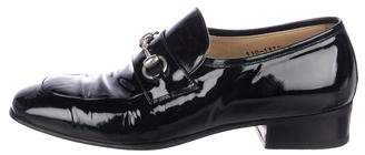 Gucci Horsebit Patent Leather Loafers