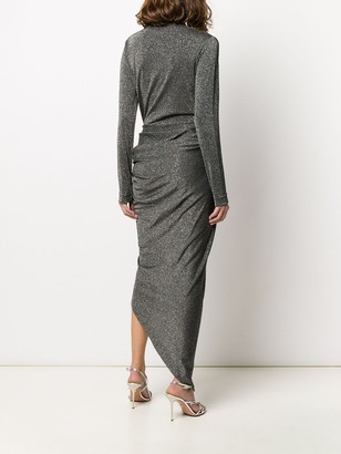 Vivienne Westwood Glittered Asymmetric Hem Dress