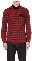 Thumbnail for your product : Barbour Corduroy-detail checked shirt - for Men