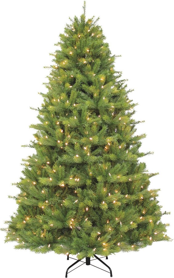 Surrey Fir PVC Hinged Christmas Tree LED Lit - ShopStyle